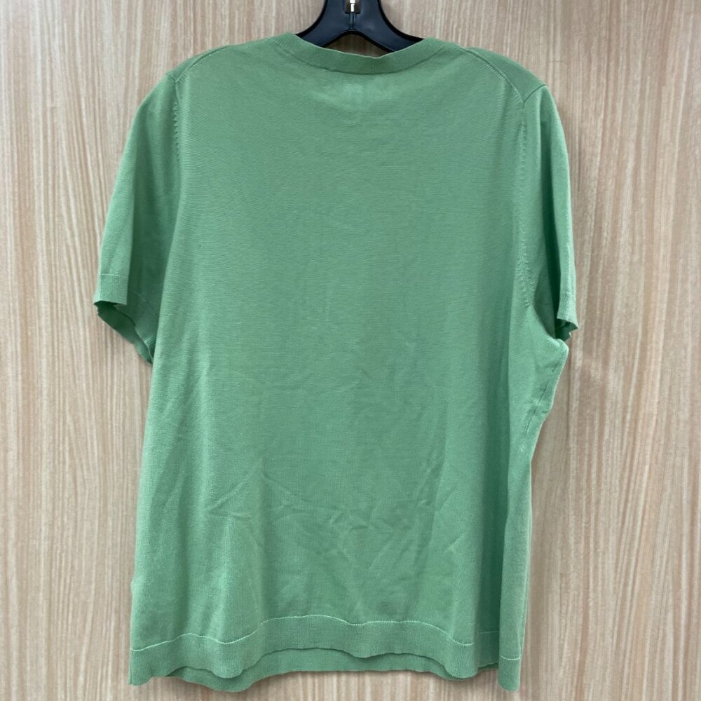 Lands' End Green Sweater Size 1X - Picture 2 of 4